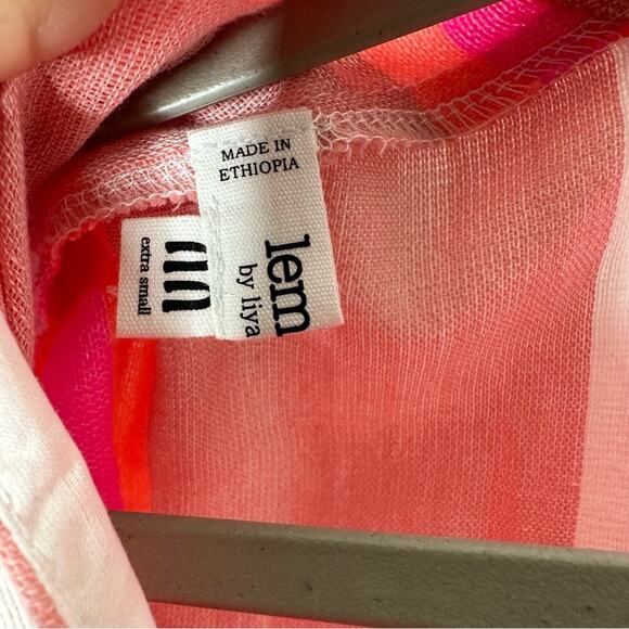 LEMLEM Multicolor Shimmer V-Neck Dress NEW in XS - Picture 2 of 7